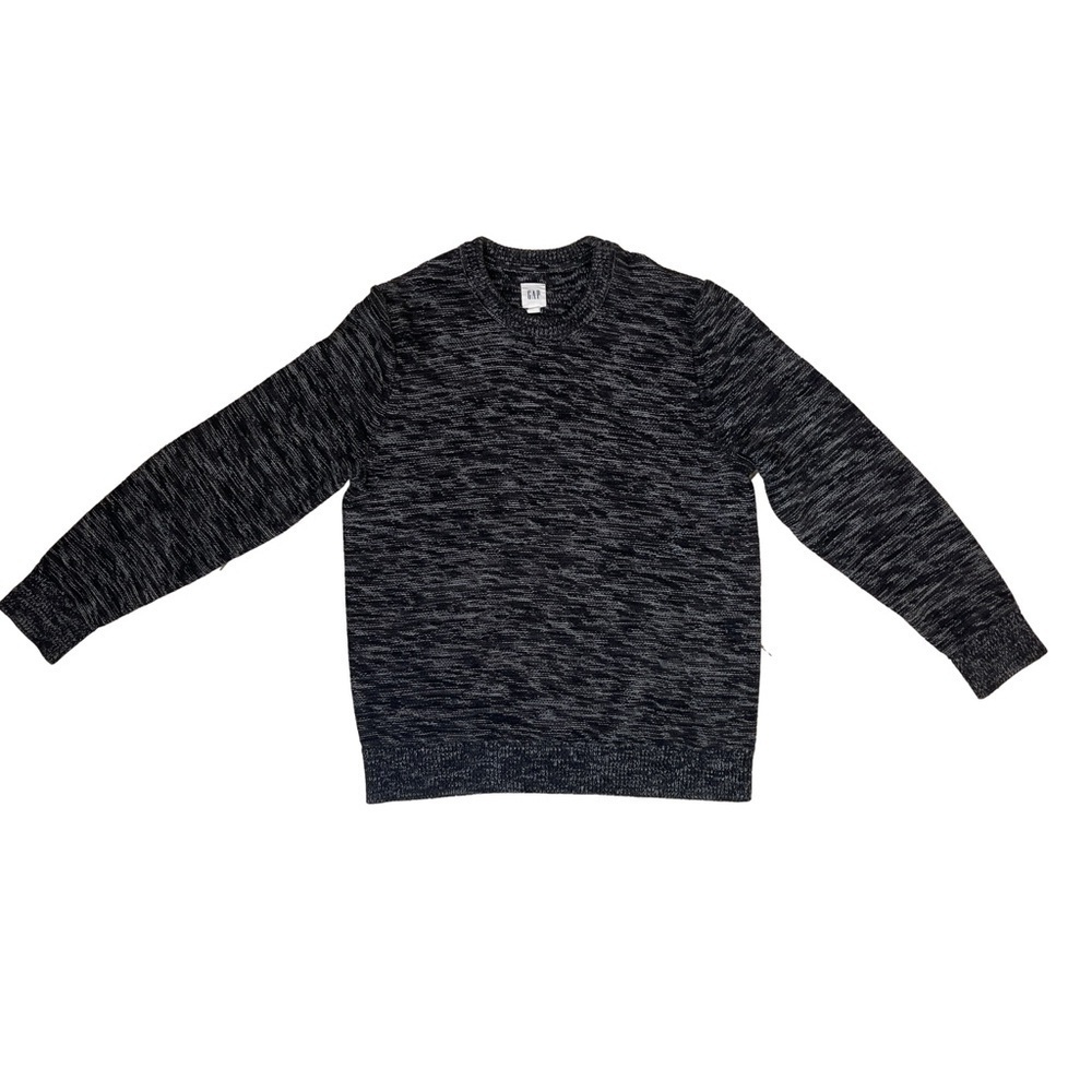 ⭐️ GAP black white and grey crew-neck sweater- size medium
